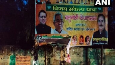 India News | Assembly Polls: Uttarakhand Implements Model Code of Conduct, Removes Hoardings of Political Parties