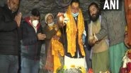 India News | Uttarakhand CM Offers Prayers at Tapkeshwar Mahadev Temple for Better Health of People Ahead of Polls