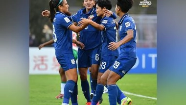Sports News | AFC Women's Asian Cup: Chetthabut Shines as Thailand Keep Hopes for Knockout Stage Alive After Defeating Indonesia 4-0