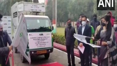 India News | Aiming to Collect, Recycle Electronic Waste, Noida Authority CEO Flags off Special Vehicle