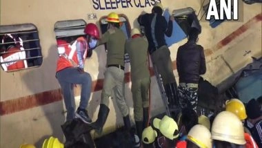 India News | Guwahati-Bikaner Express Train Derails: Passengers Trapped Inside 2 Coaches, Rescue Ops Underway