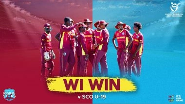 Sports News | U-19 World Cup: West Indies and Pakistan Power to First Wins in Tournament