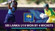 Sports News | U-19 World Cup: Wellalage's All-round Show Helps Sri Lanka Stun Australia