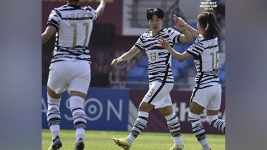 Sports News | AFC Women's Asian Cup: South Korea Beat Myanmar 2-0 to Close in on Knockout Stage