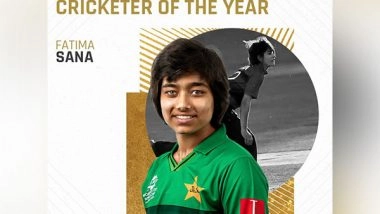 Sports News | Pakistan's Fatima Sana Adjudged ICC Emerging Women's Cricketer of 2021