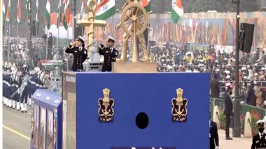 India News | R-Day Parade: Indian Navy's Tableau Showcases Its Multi-dimensional Capabilities, Highlights Key Inductions Under 'Atmanirbhar Bharat'