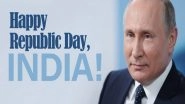 World News | Putin Sends Congratulatory Message to India on Occasion of Republic Day