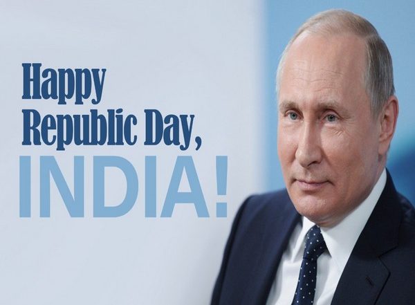 World News | Putin Sends Congratulatory Message to India on Occasion of Republic Day