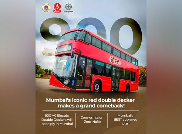 India News | Mumbai: Iconic Double-decker Goes Electric, BEST Procuring 900 AC Buses