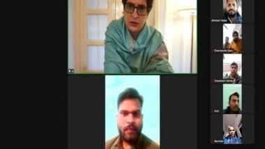 India News | Priyanka Gandhi Vadra Interacts with Students Beaten Up by Police in Prayagraj