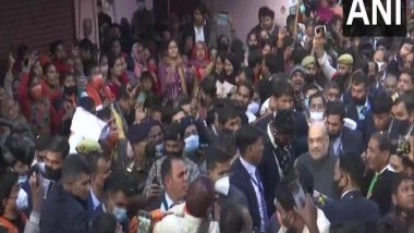 India News | UP Assembly Polls: Amit Shah Holds Door-to-door Campaign in Gautam Buddha Nagar