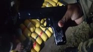 India News | BSF Constable Injured in Encounter with Smugglers in Punjab's Gurdaspur; Huge Cache of Drugs, Arms Seized