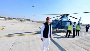 India News | Akhilesh Yadav's Chopper Delayed Due to High Air Traffic at Delhi: Airport Official