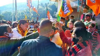 Uttarakhand Assembly Elections 2022: CM Pushkar Singh Dhami Campaigns in Kapkot, Says 'Lotus' Will Bloom Again