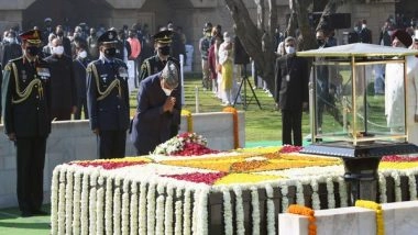 India News | President Kovind Pays Homage to Mahatma Gandhi on Martyrs' Day