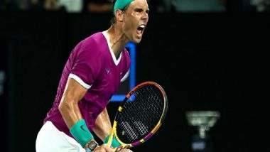 Sports News | Rafael Nadal Becomes First Man to Win 21 Grand Slams, Defeats Medvedev in Thrilling Australian Open Final