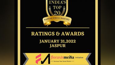 Business News | Floraxis Media Group Announces Winners of India's Top 20 Healthcare Achievers Award, 2022