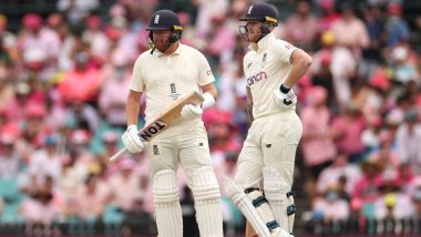 AUS vs ENG Ashes 4th Test 2021-22 Day 3 Stat Highlights: Jonny Bairstow, Ben Stokes Lead England’s Fightback in Sydney