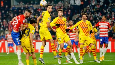 Granada 1–1 Barcelona, La Liga 2021–22 Video Highlights: Catalans Held to a Draw As Gavi Sees Red