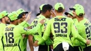 Sydney Thunder vs Adelaide Strikers, BBL 2021&ndash;22 Knockout Live Cricket Streaming: Watch Free Telecast of Big Bash League 11 on Sony Sports and SonyLiv Online