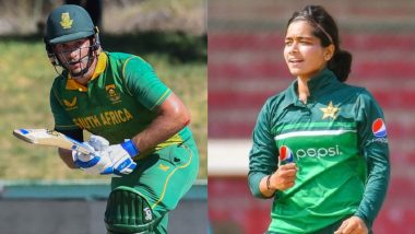 Janneman Malan, Fatima Sana Win ICC Emerging Men’s and Women’s Cricketers of the Year 2021