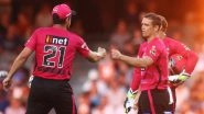 Sydney Sixers  vs Adelaide Strikers, BBL 2021&ndash;22 Challenger Live Cricket Streaming: Watch Free Telecast of Big Bash League 11 on Sony Sports and SonyLiv Online