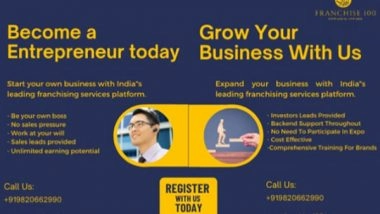 Business News | Franchise 100 Creates Way for Entrepreneurs Through Right Business Partnering Options