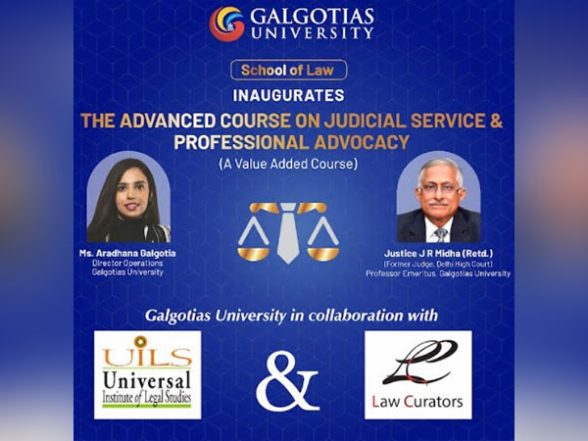 Business News | Galgotias University Launches India's First Judicial Training Programme Under the Mentorship of Justice Midha, Former Judge, Delhi High Court - Vimarsana News