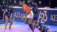 Sports News | Pro Kabaddi League: Gujarat Giants Outclass Telugu Titans