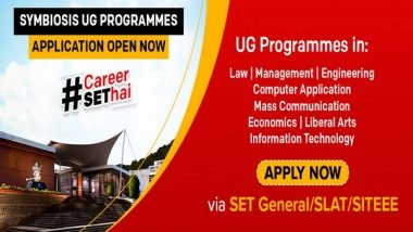 Business News | Registration Open for Symbiosis Undergraduate Programmes: Apply Online Via SET/SLAT/SITEEE 2022