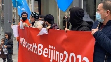 World News | Local Uygur Community in Antwerp Appeals for Boycott of Beijing Winter Olympics