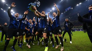 Inter Milan vs Juventus Results & Goal Video Highlights: Lautaro Martinez & Alexis Sanchez Take Inter Milan to 2-1 Win Over Juventus in the Finals of SuperCoppa Italiana 2021-22 