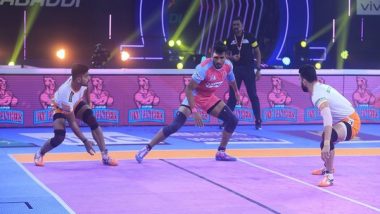 Jaipur Pink Panthers vs Dabang Delhi, PKL 2021–22 Live Streaming Online on Disney+ Hotstar: Watch Free Telecast of Pro Kabaddi League Season 8 on TV and Online