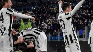 Mattia De Sciglio Scripts a Dramatic Comeback for Juventus Against Roma in Serie A 2021-22, Bianconeri Seals 4-3 Win Over Jose Mourinho's Men (Watch Video Highlights) 