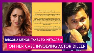 Bhavana Menon Opens Up About Her Alleged Assault Case Involving Actor Dileep
