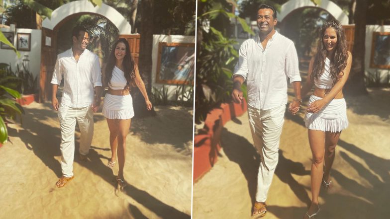 Kim Sharma And Leander Paes Twin In White And Welcome 2022 In Style! The Couple’s New Year Pics Are A Must See