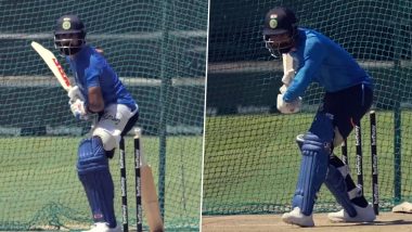 Team India Hit the Nets for Final Practice Session Ahead of 1st ODI Against South Africa in Paarl (Watch Video)