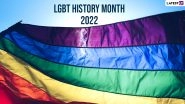 LGBT History Month 2022: Date, History, Theme And Significance of the Pride Month&nbsp;