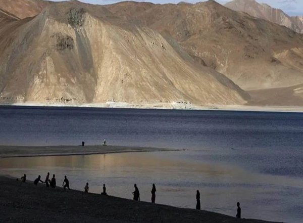 World News | China Builds Bridge Across Pangong Lake Amid Standoff in Ladakh Areas