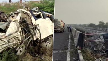 Maharashtra: BJP MLA Vijay Rahangdale's Son Avishkar Among 7 Medical Students Killed as Car Falls from Bridge Near Selsura