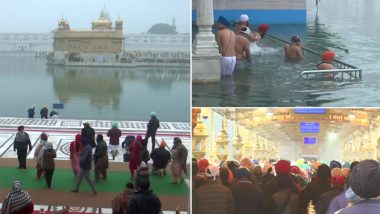 Makar Sankranti 2022: Devotees Take Holy Dip in Sarovar at Golden Temple (See Pics)