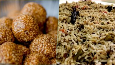 Food For Makar Sankranti 2022: From Til Coconut Ladoos, Urad Dal Khichdi - Celebrate the Festival with These Delicious Dishes