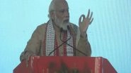 India News | PM Modi Slams Previous CPIM Govt in Tripura, Says BJP Govt Working to Develop Tripura as Gateway to Connectivity in Northeast
