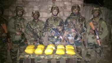 Jammu and Kashmir: Indian Army Recovers Over 30 Kg Narcotics Along LoC in Poonch