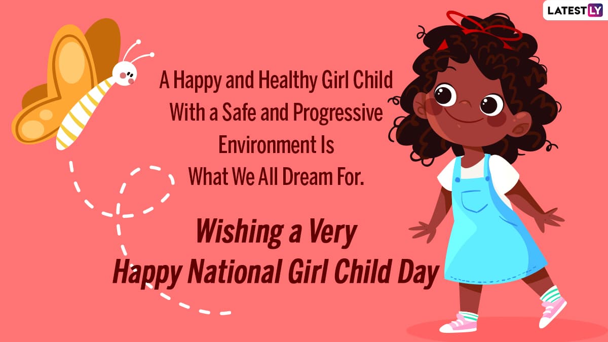 Happy National Girl Child Day 2022 Greetings WhatsApp Messages, HD