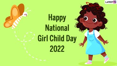 Happy National Girl Child Day 2022 Greetings: WhatsApp Messages, HD Wallpapers, Images and Quotes for Empowerment of Young Girls