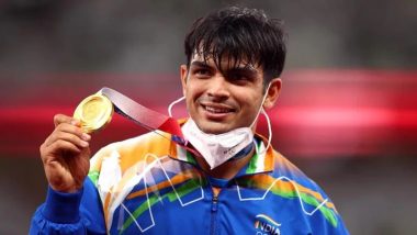 Neeraj Chopra Elated After Being Awarded Padma Shri and Param Vishisht Seva Medal,  Javelin Thrower Promises to Continue His Hardwork for the Nation (Watch Video)