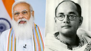 Netaji Subhas Chandra Bose 125th Birth Anniversary: Every Indian Proud of Netaji's Monumental Contribution to Our Nation, Says PM Narendra Modi