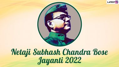 Happy Netaji Subhash Chandra Bose Jayanti 2022 Images and Quotes: WhatsApp Stickers, HD Wallpapers, Facebook Messages and Greetings To Celebrate Parakram Diwas