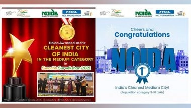 Business News | Noida Ranked India's Cleanest Medium City